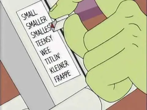 Reducto’s shrink gun settings